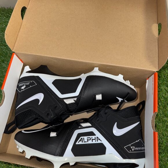 Nike Alpha Menace Pro 3 WD Mid PE Football Cleats Black DH3292-001 Mens WIDE main image 6